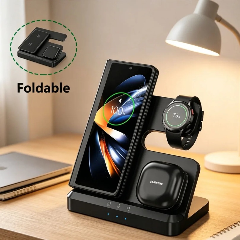 Wireless Charger 3 In 1 - Беспроводное зарядное устройство 3-в-1 для быстрой