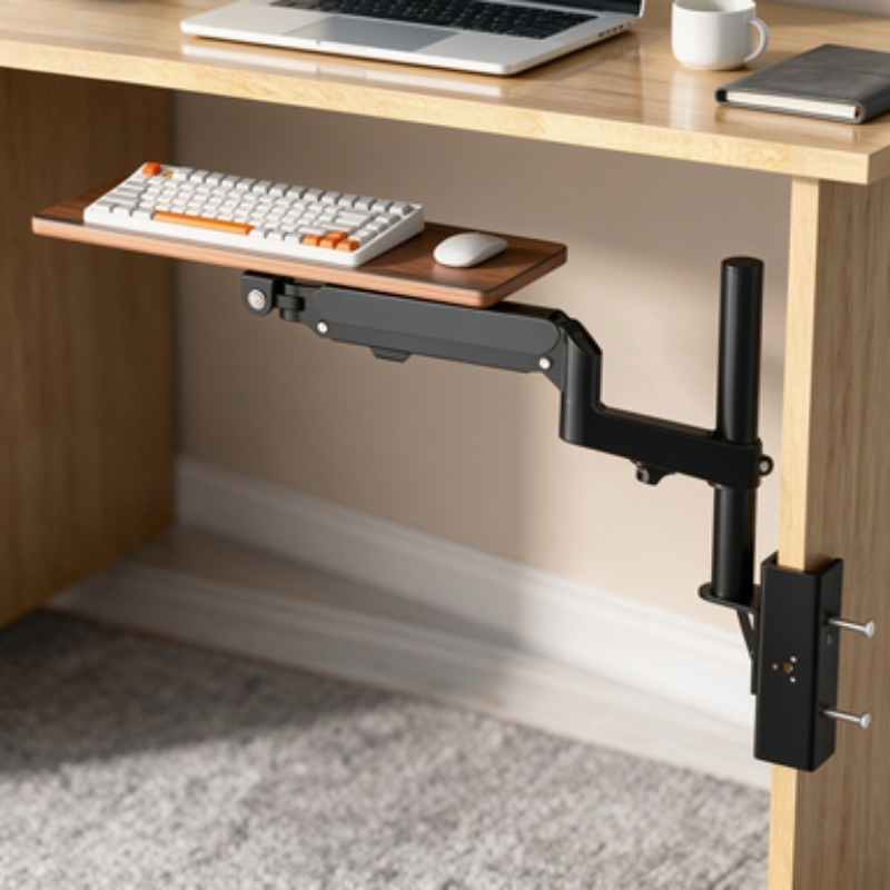 Tech Table Accessories - Эргономичная подставка для клавиатуры под стол: