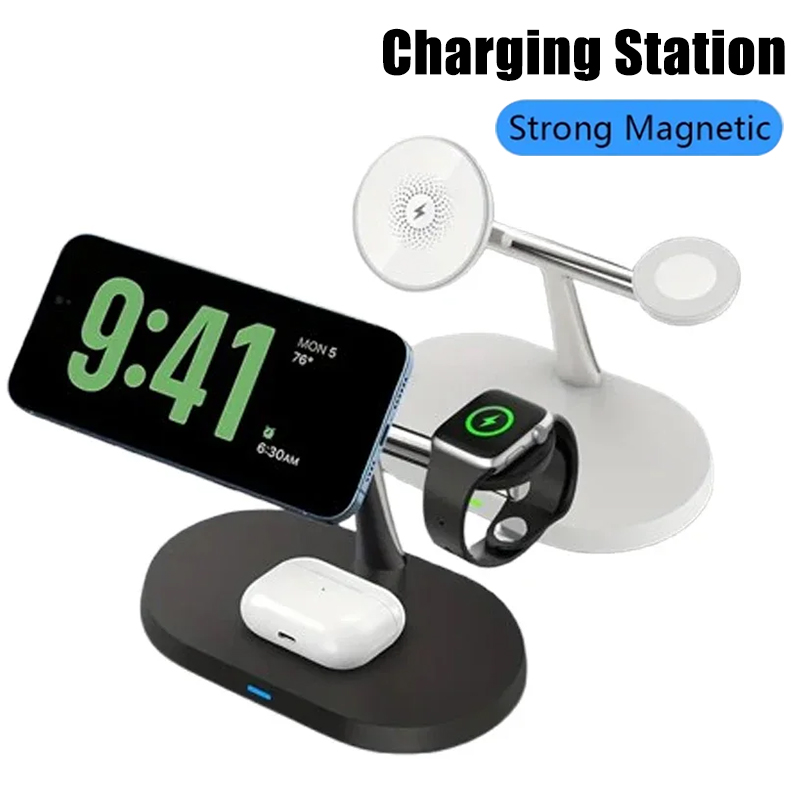 Wireless Charger 3 In 1 - Магнитная беспроводная зарядная станция 3-в-1 Opansten