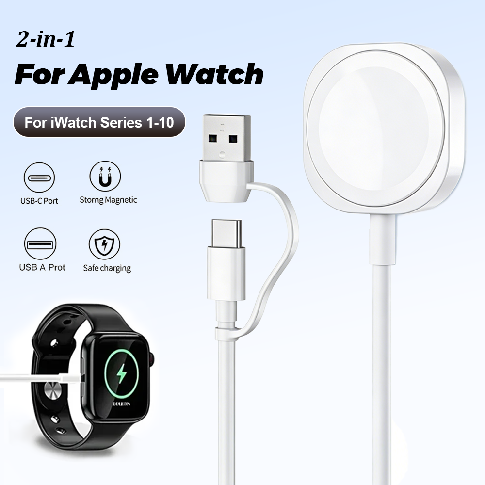 Wireless Charger 3 In 1 - Магнитный беспроводной USB-кабель для быстрой зарядки