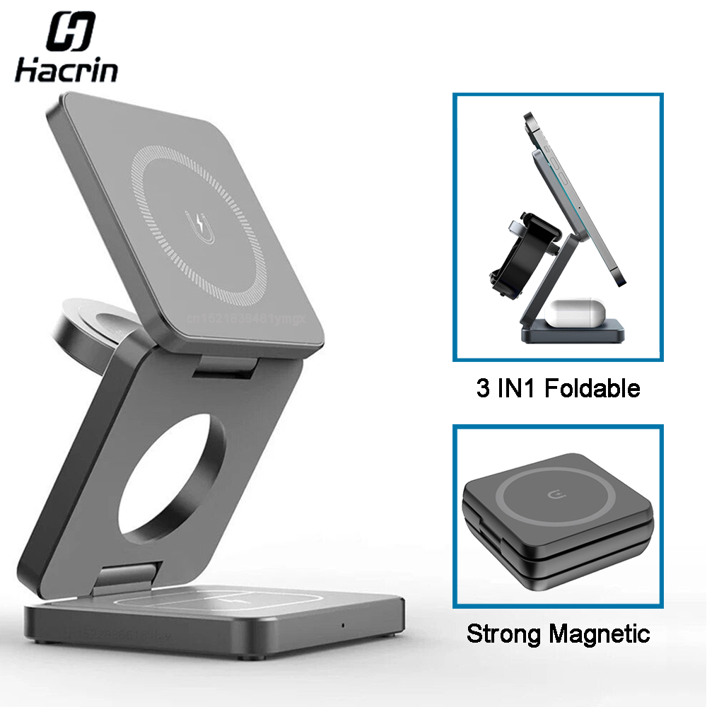 Беспроводное зарядное устройст – обзор и цена Wireless Charger 3 In 1