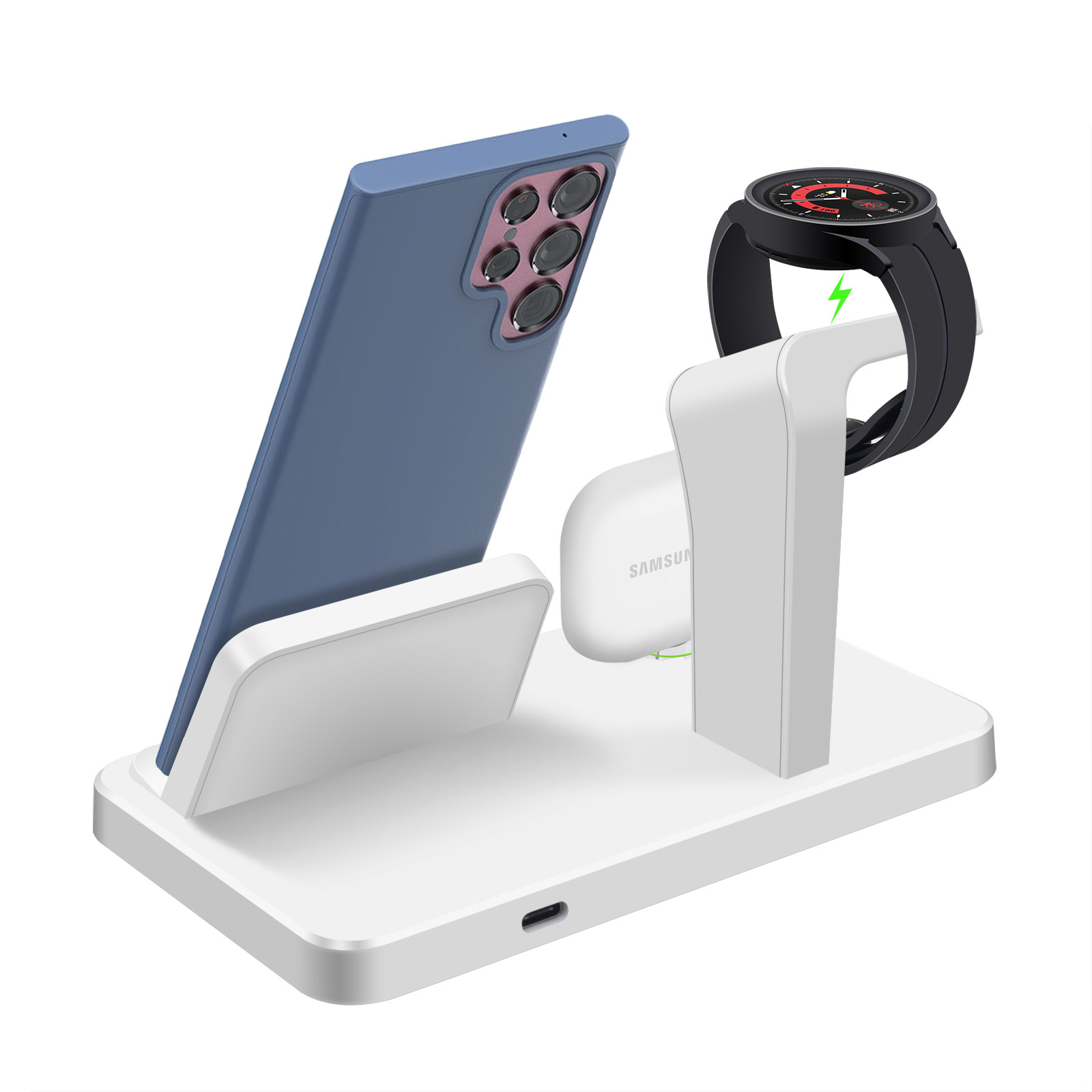 Настольная док-станция 3 в 1 с – обзор и цена Wireless Charger 3 In 1