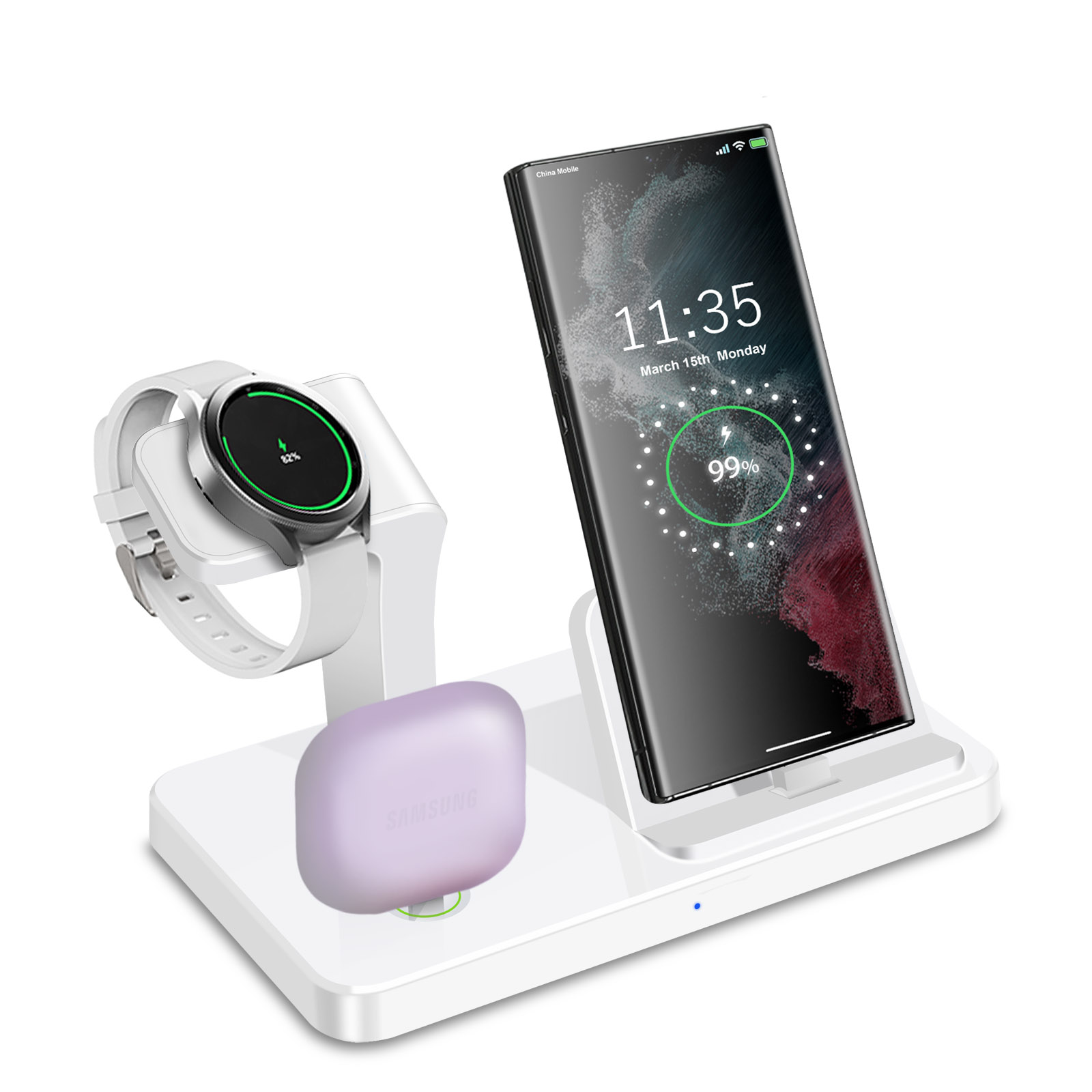 Настольная док-станция 3 в 1 с – обзор и цена Wireless Charger 3 In 1