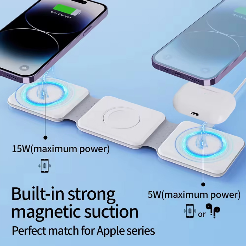 Универсальная магнитная складн – обзор и цена Wireless Charger 3 In 1